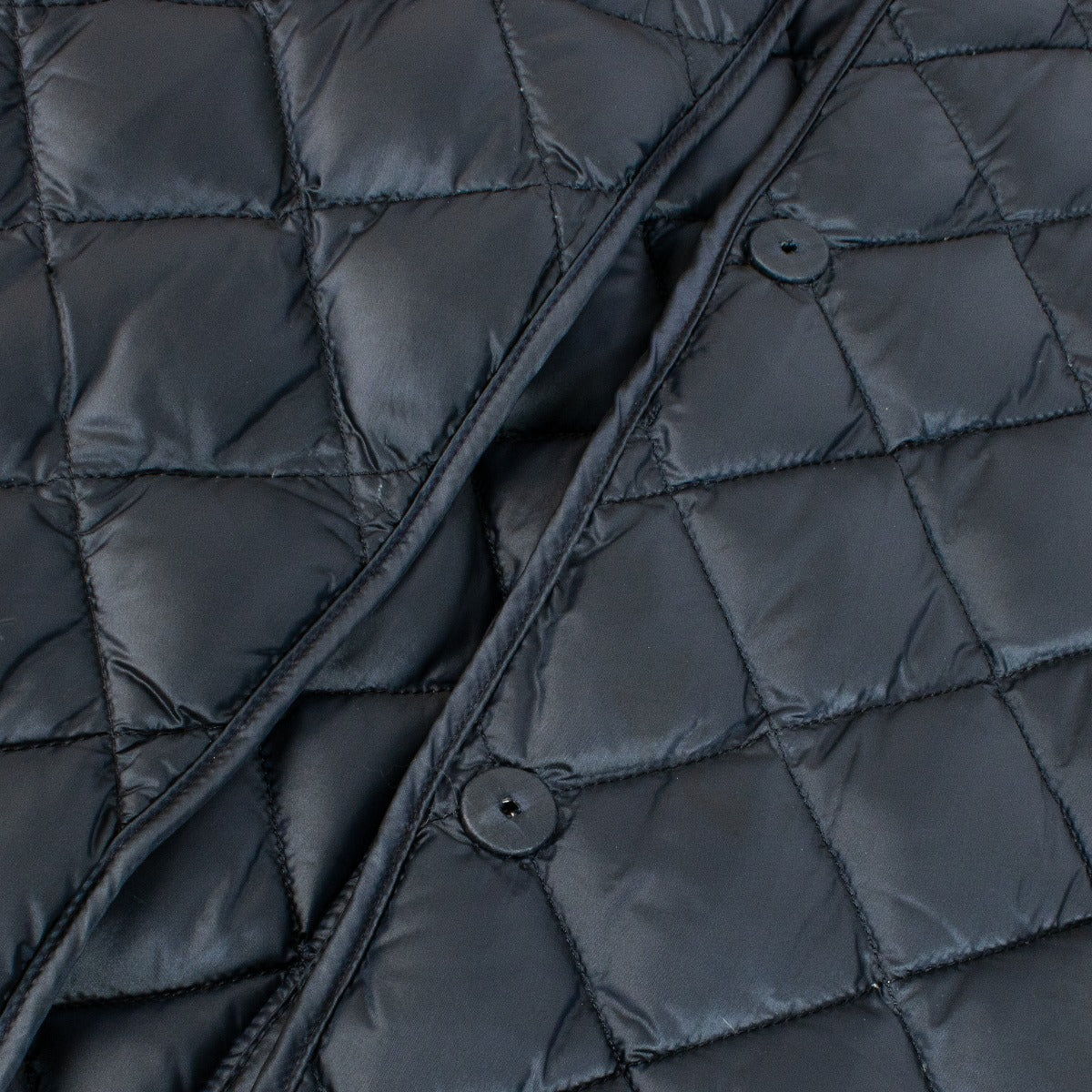 'S Max Mara Blue Quilted Coat - Size FR40