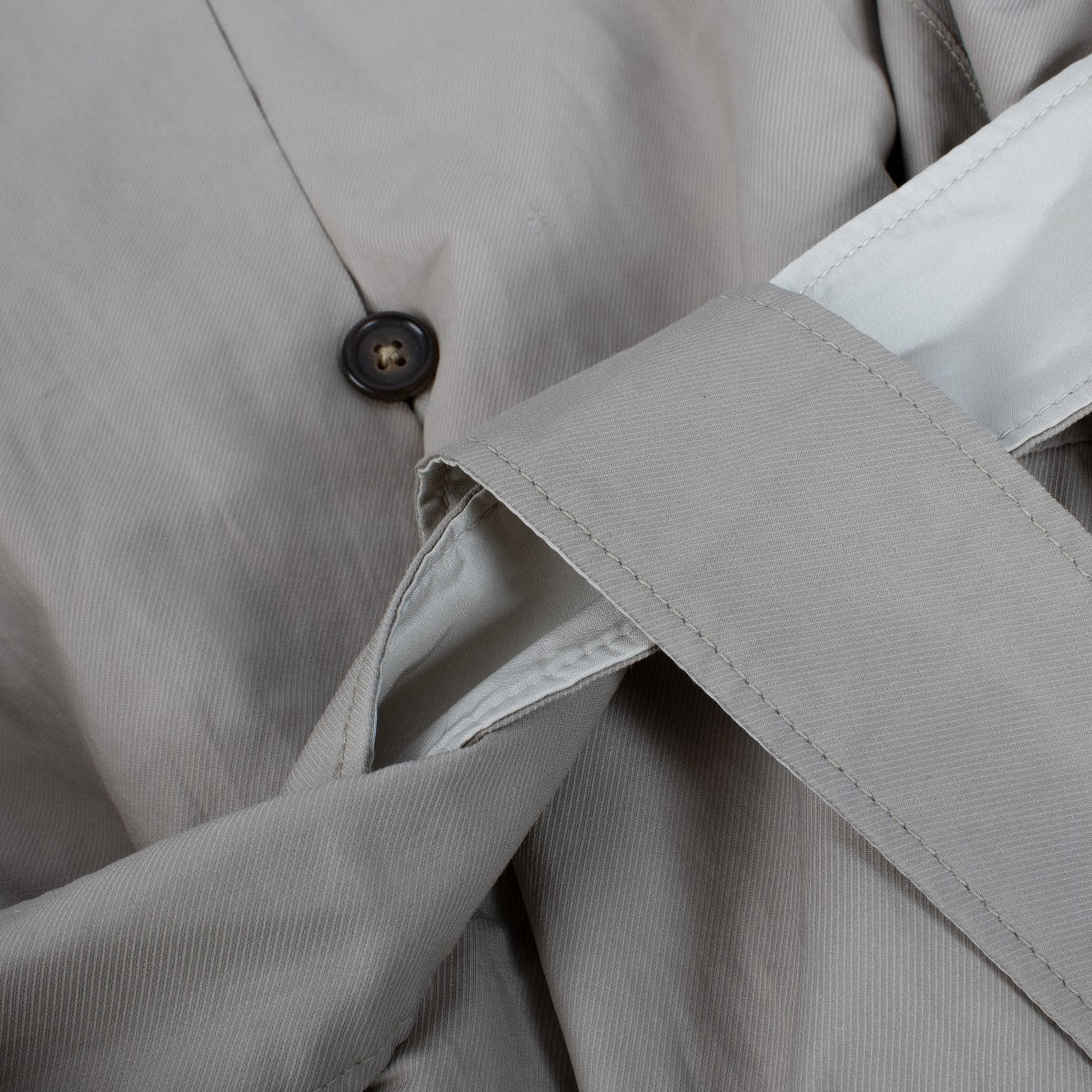 'S Max Mara Beige Omkeerbare Jas - Maat FR42