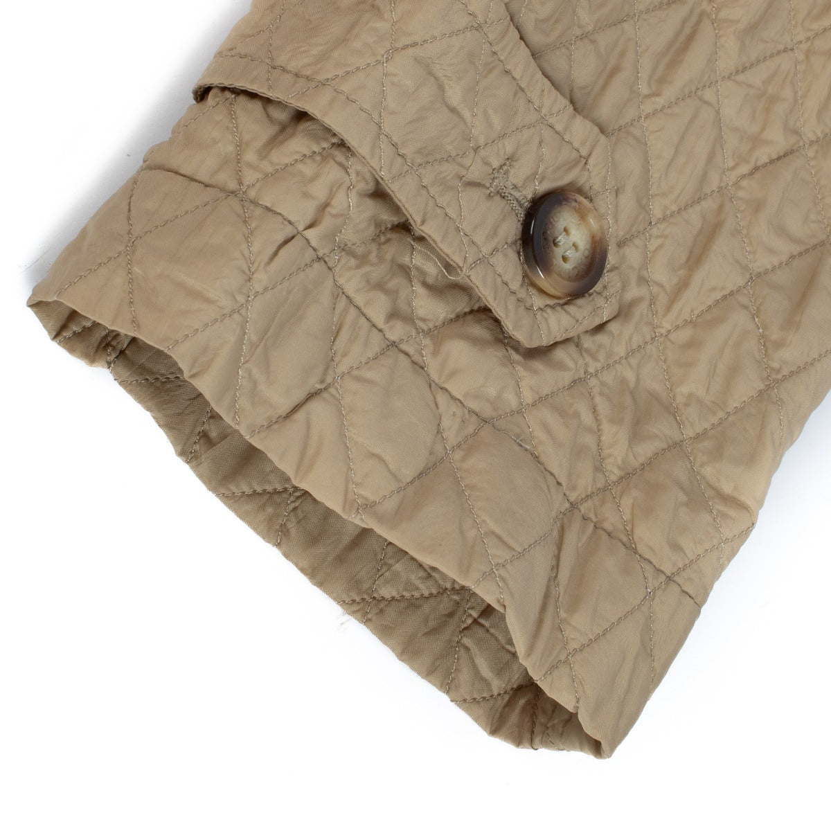 Moncler Beige Quilted Aglae Trench Coat