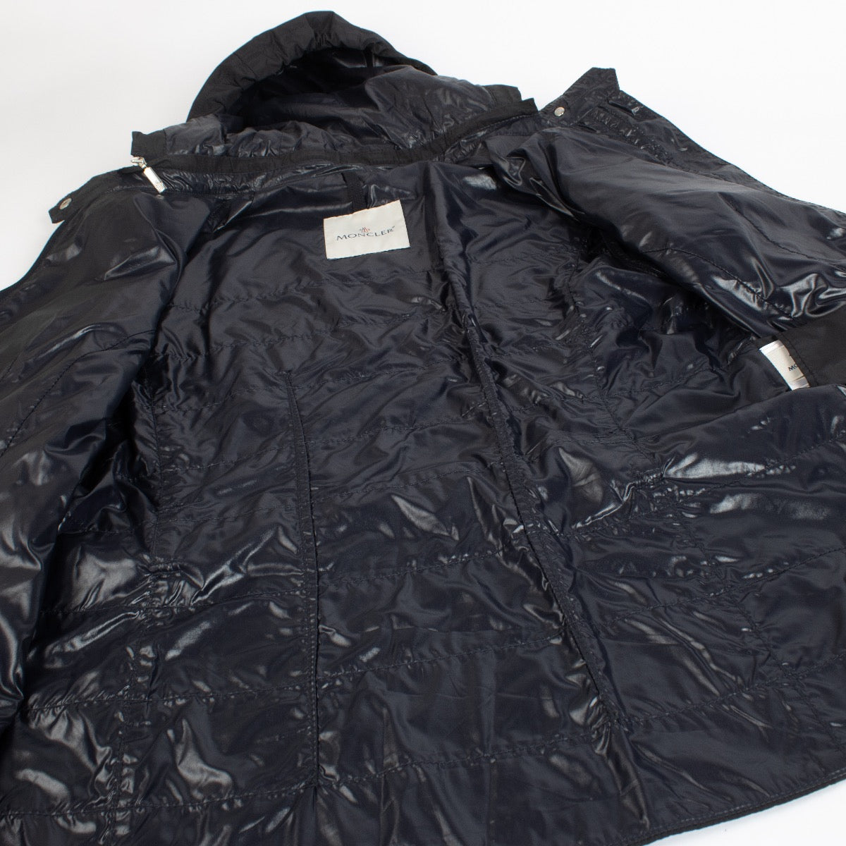 authentic preloved Moncler Black Rain Jacket on Labellov.com
