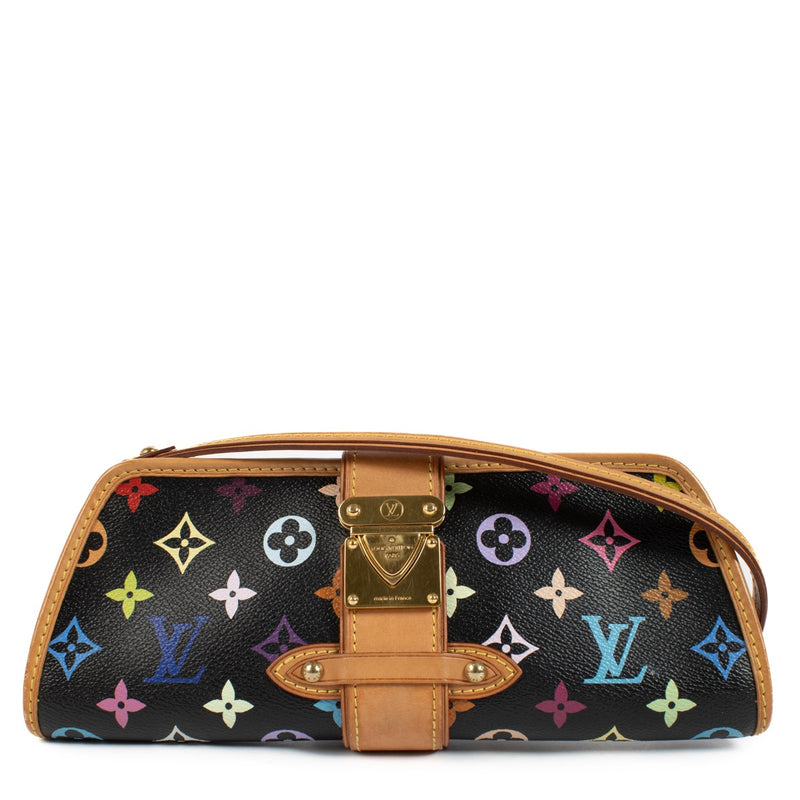 shop 100% authentic second hand Louis Vuitton Black Monogram Multicolore Shirley Bag on Labellov.com