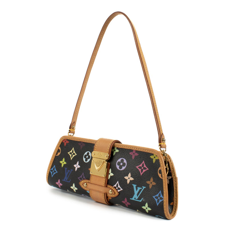 shop 100% authentic second hand Louis Vuitton Black Monogram Multicolore Shirley Bag on Labellov.com