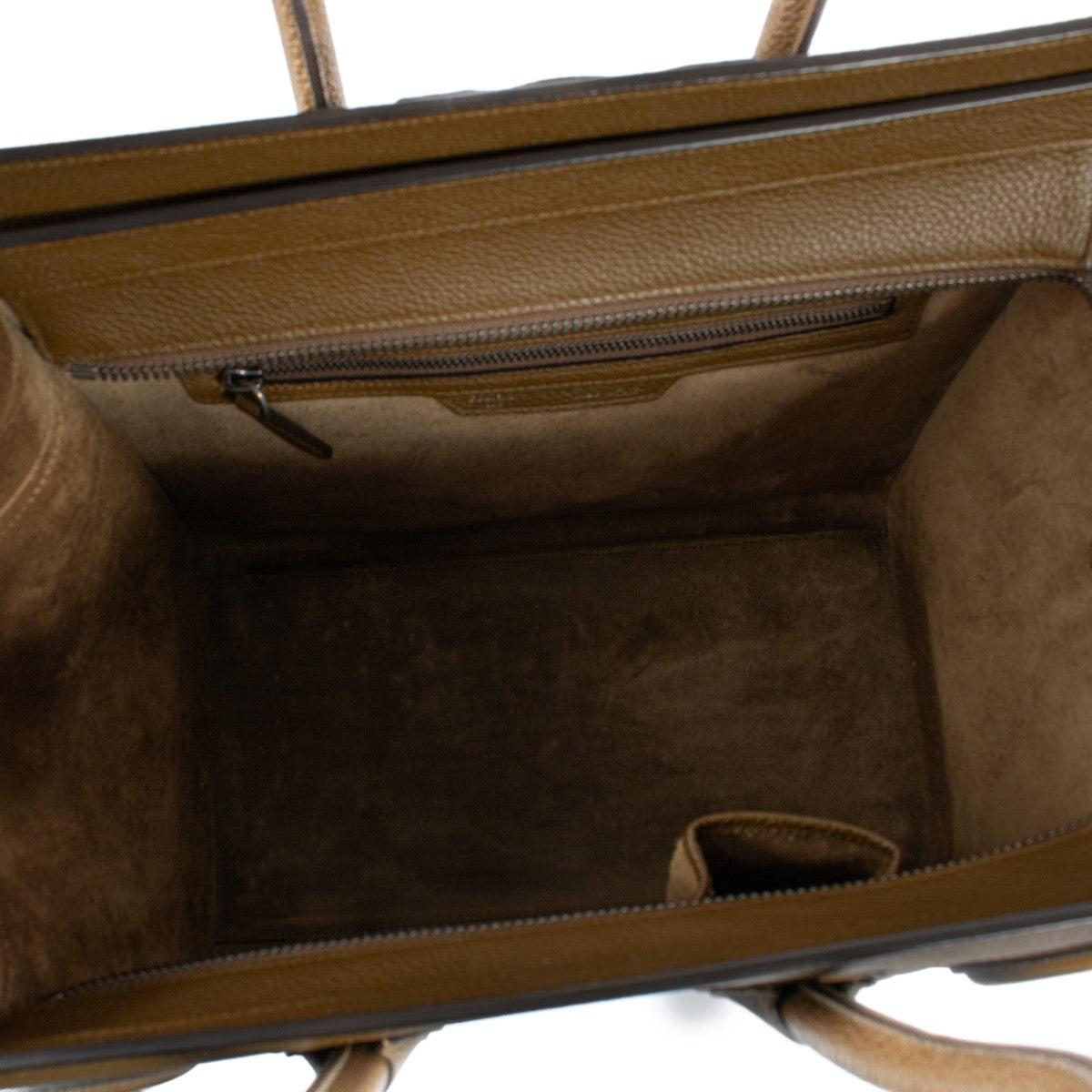 shop 100% authentic second hand Celine Moss Green Leather Mini Luggage Bag on Labellov.com