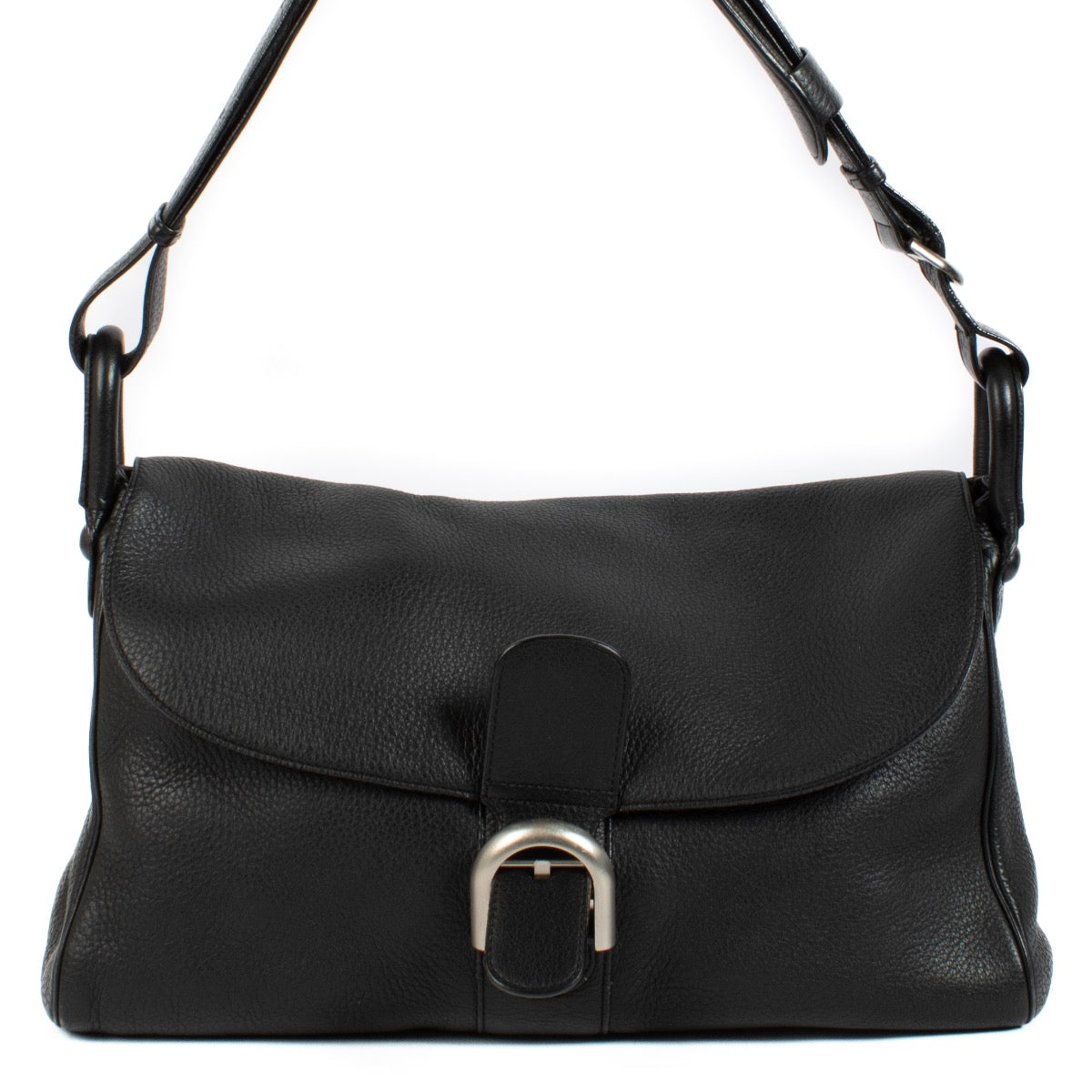 Authentic second hand Delvaux Black Brillant Besace Bag on Labellov.com