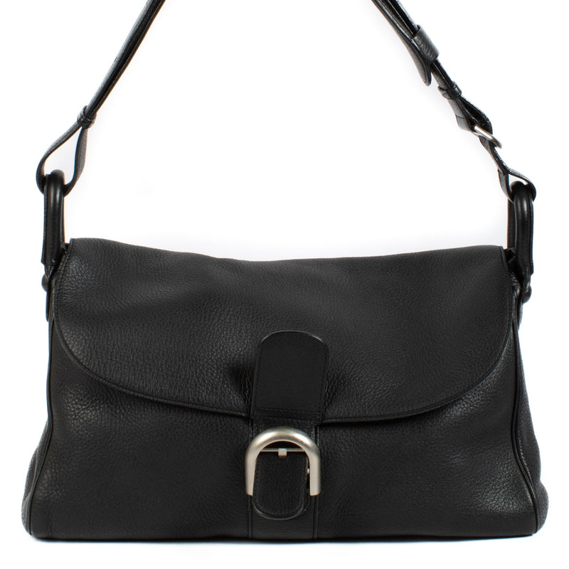 Authentic second hand Delvaux Black Brillant Besace Bag on Labellov.com