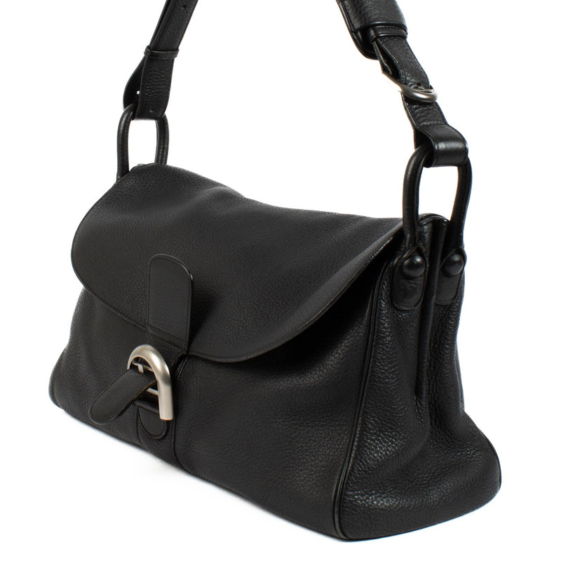 Authentic second hand Delvaux Black Brillant Besace Bag on Labellov.com