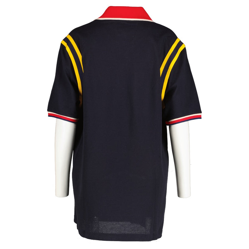 Authentic second hand Gucci Blue Mesh Polo Shirt on Labellov.com