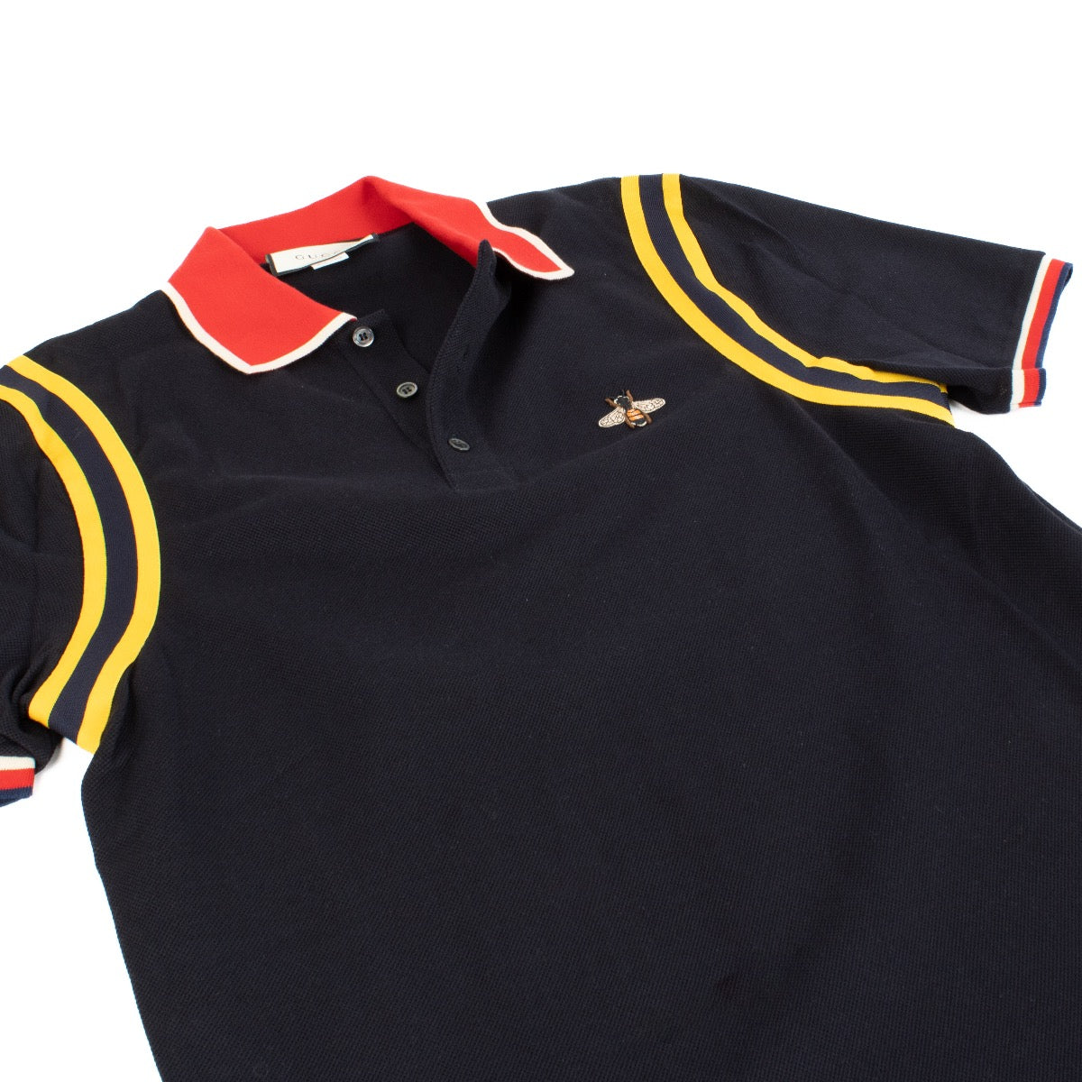 Authentic second hand Gucci Blue Mesh Polo Shirt on Labellov.com
