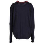 Authentic second hand Gucci Web V Neck Sweater - Size XXXL on Labellov.com
