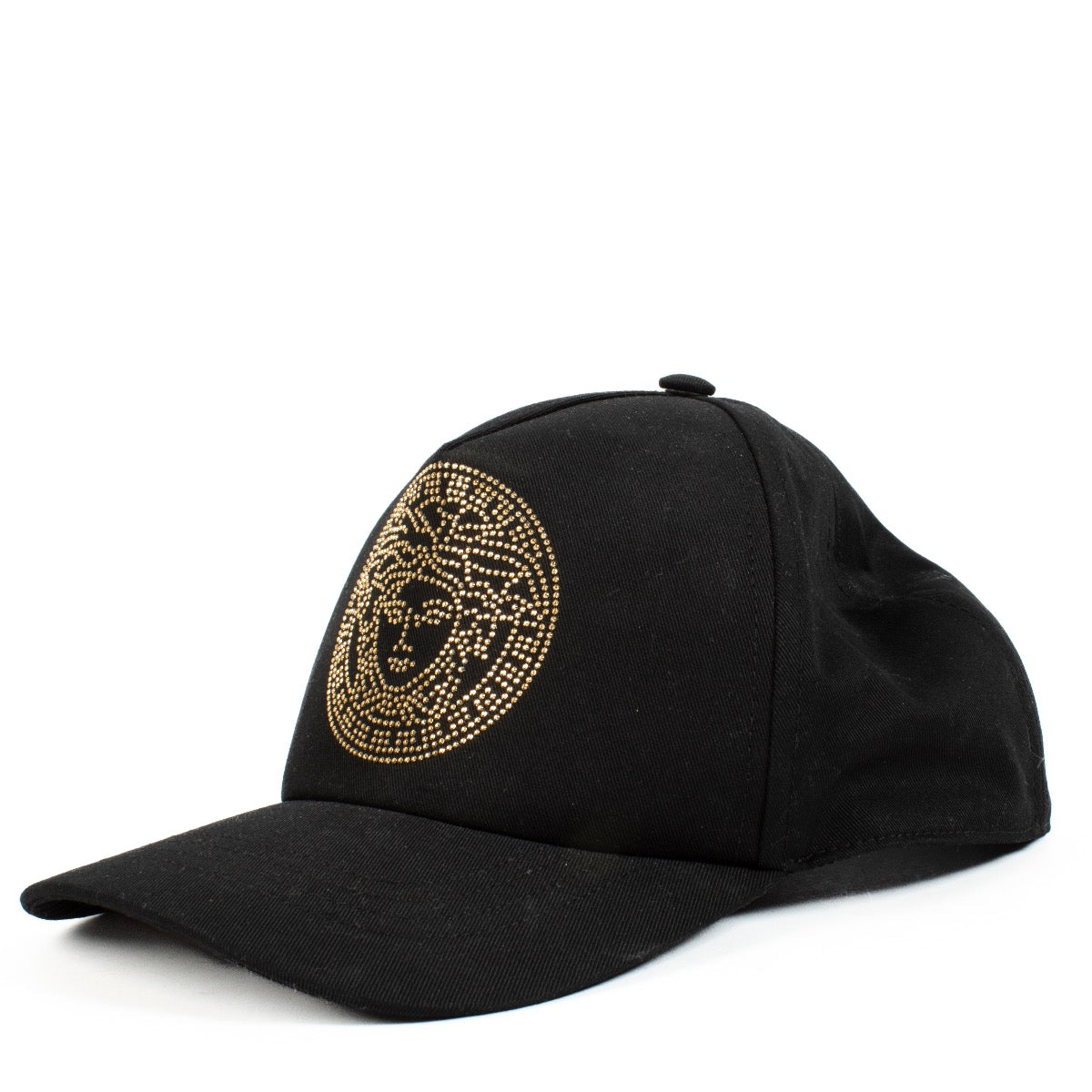 Authentic second hand Versace Black Medusa Stud Cap on Labellov.com