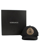 Authentic second hand Versace Black Medusa Stud Cap on Labellov.com
