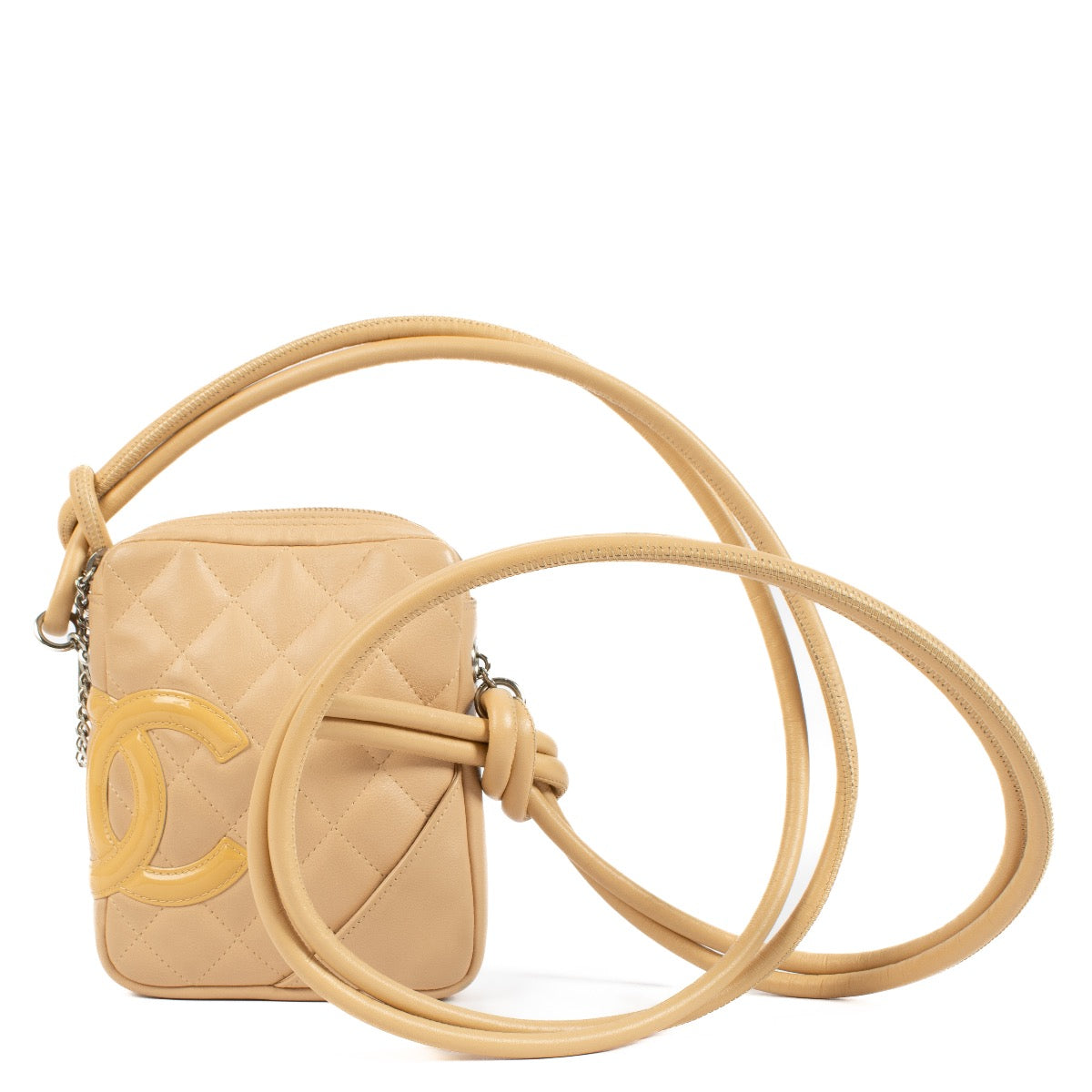 Authentic second hand Chanel Beige Ligne Cambon Crossbody Bag on Labellov.com