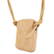 Authentic second hand Chanel Beige Ligne Cambon Crossbody Bag on Labellov.com