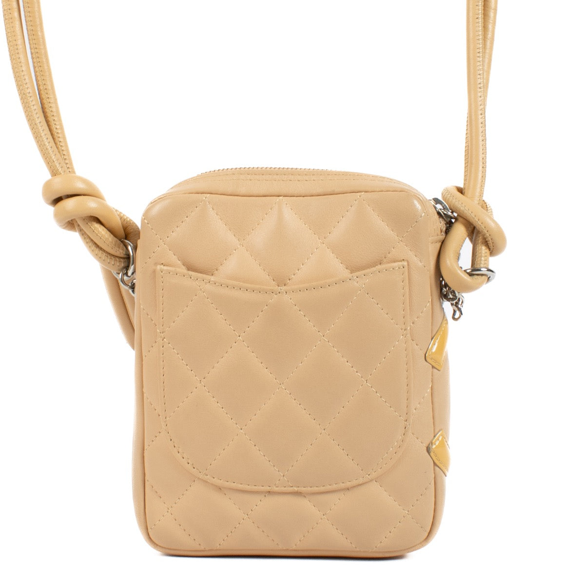 Authentic second hand Chanel Beige Ligne Cambon Crossbody Bag on Labellov.com