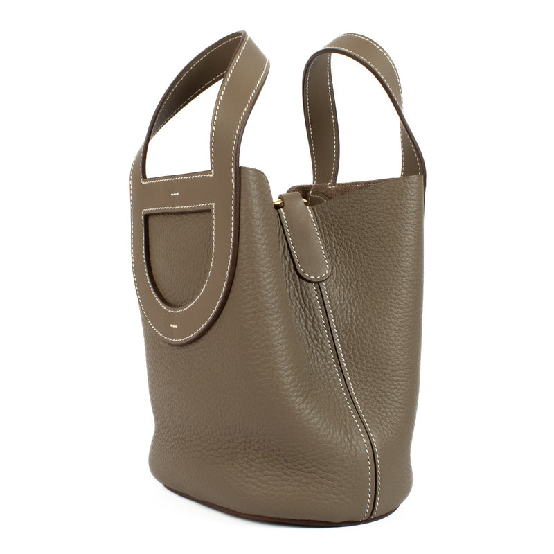 Hermès In-The-Loop 18 Etoupe Clemence/Swift GHW