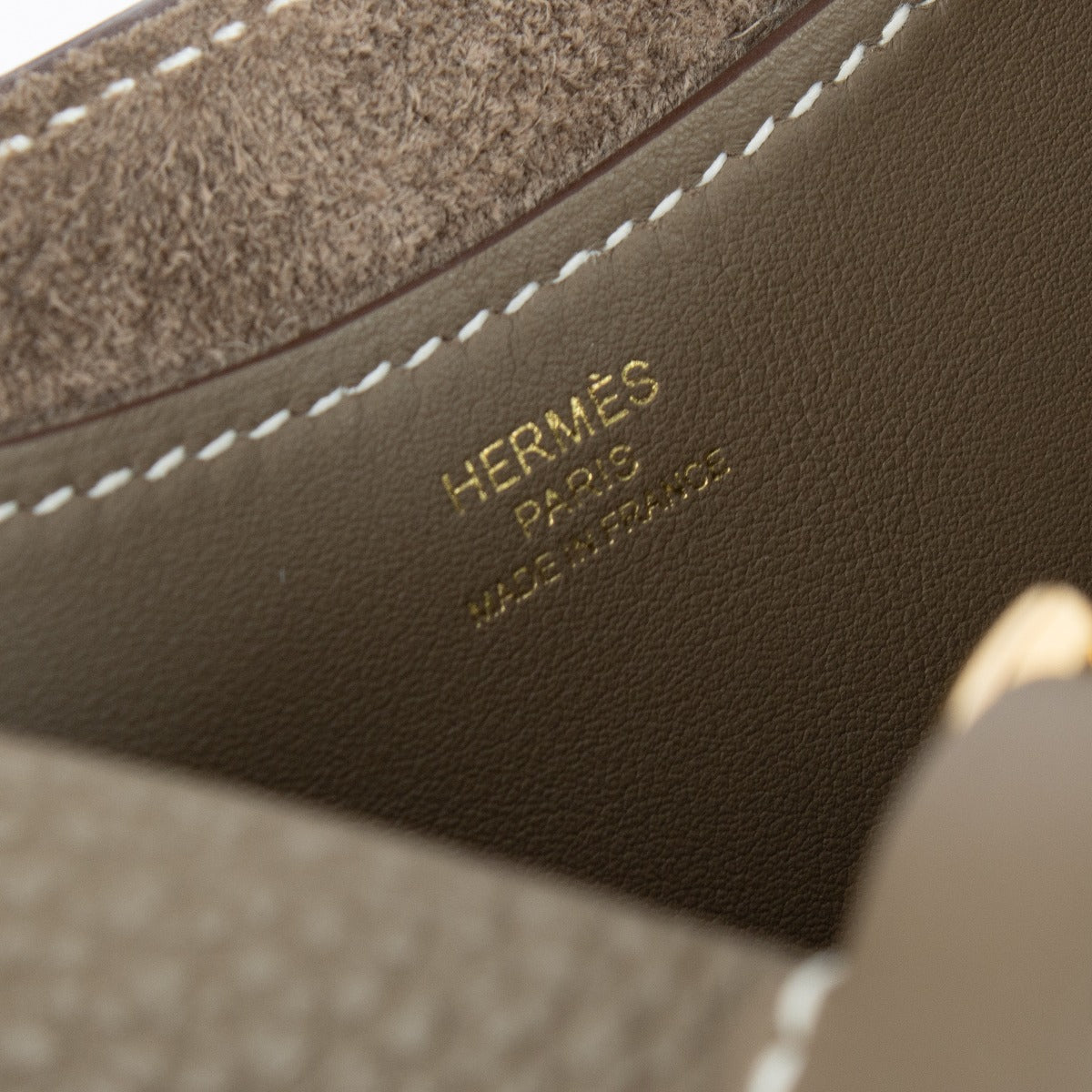 Hermès In-The-Loop 18 Etoupe Clemence/Swift GHW