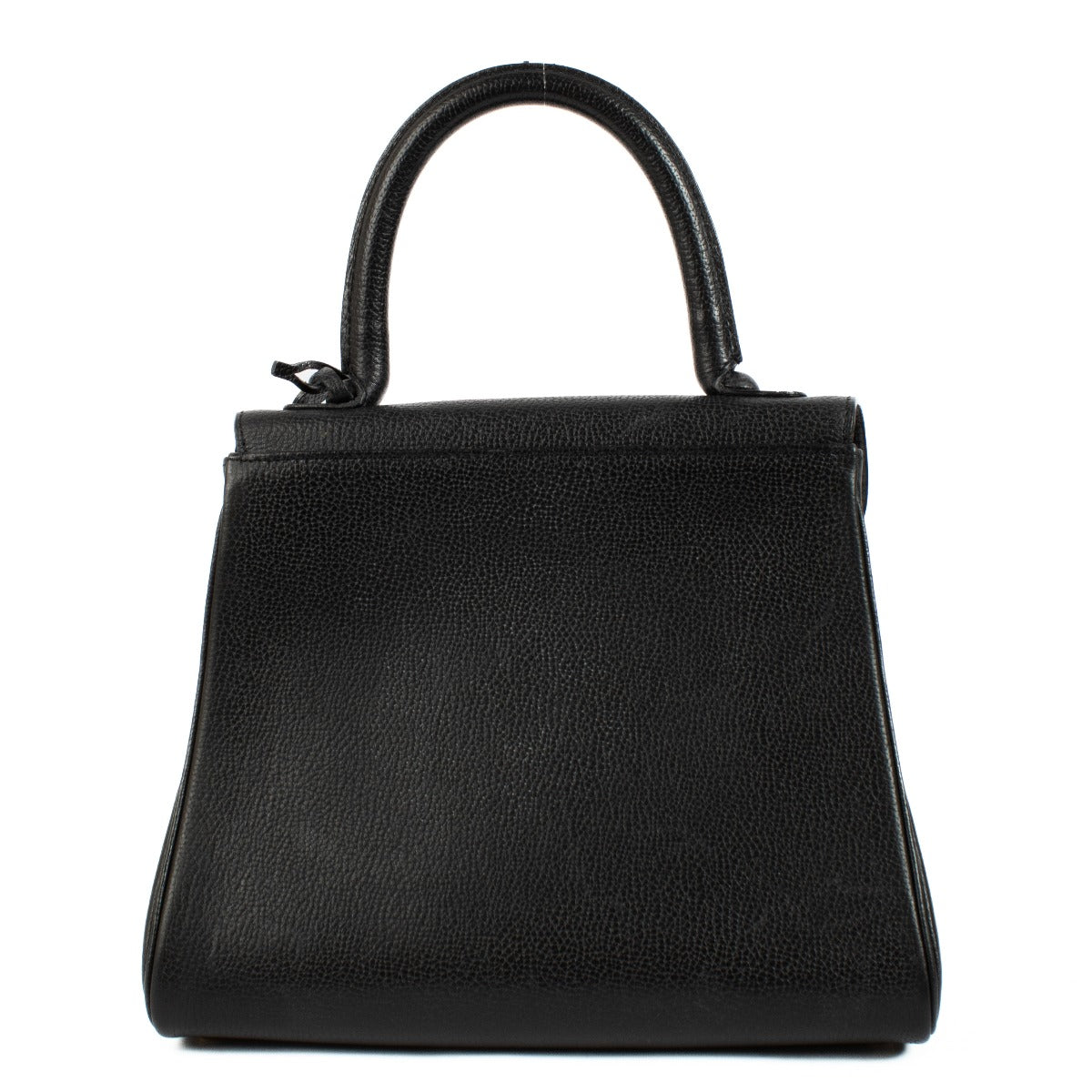 Delvaux Black Leather Brillant PM Vintage Bag