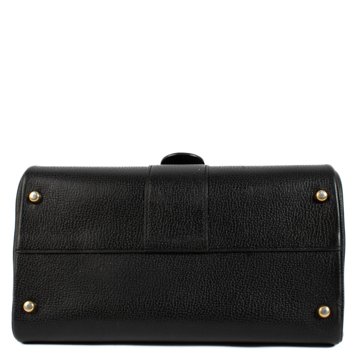 Delvaux Black Leather Brillant PM Vintage Bag