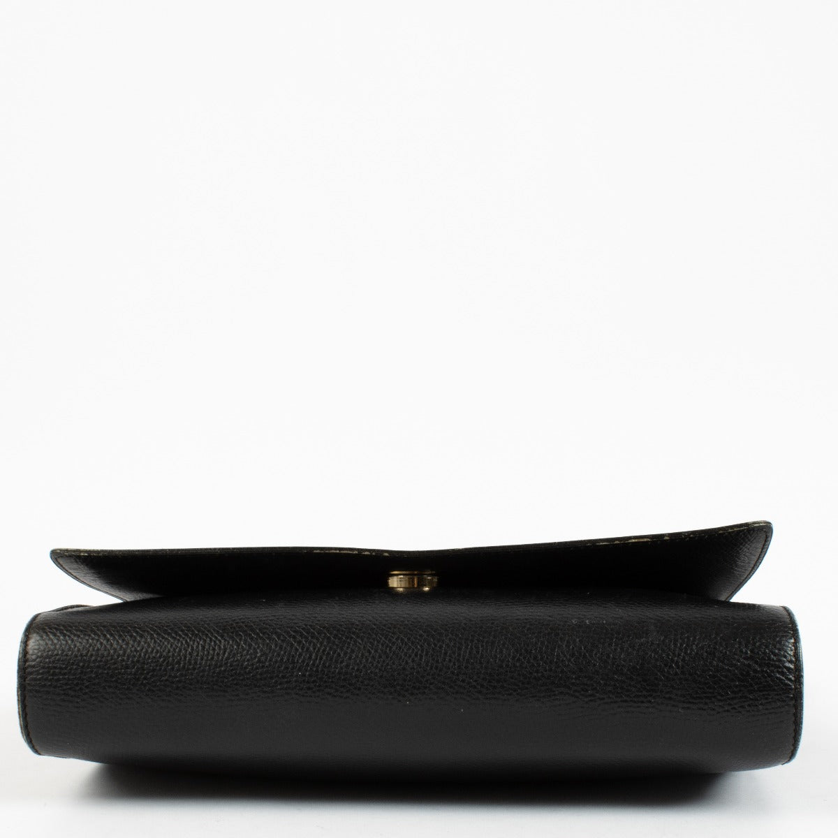 Delvaux Vintage Black Leather Diademe Crossbody Bag