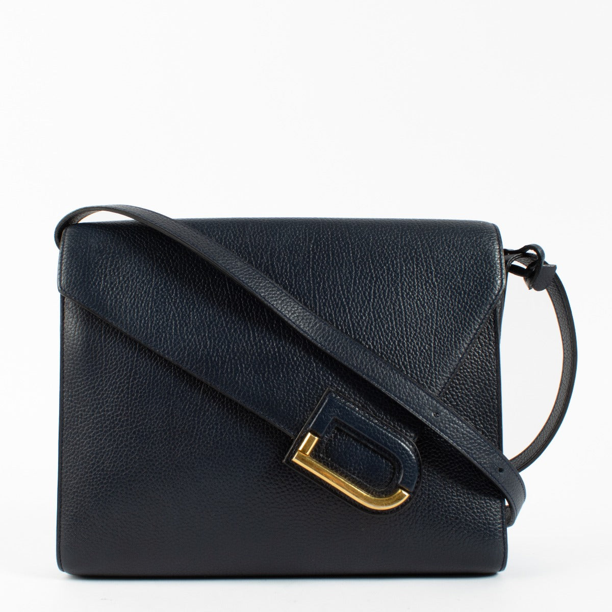 Delvaux Blue Leather Romeo Bag