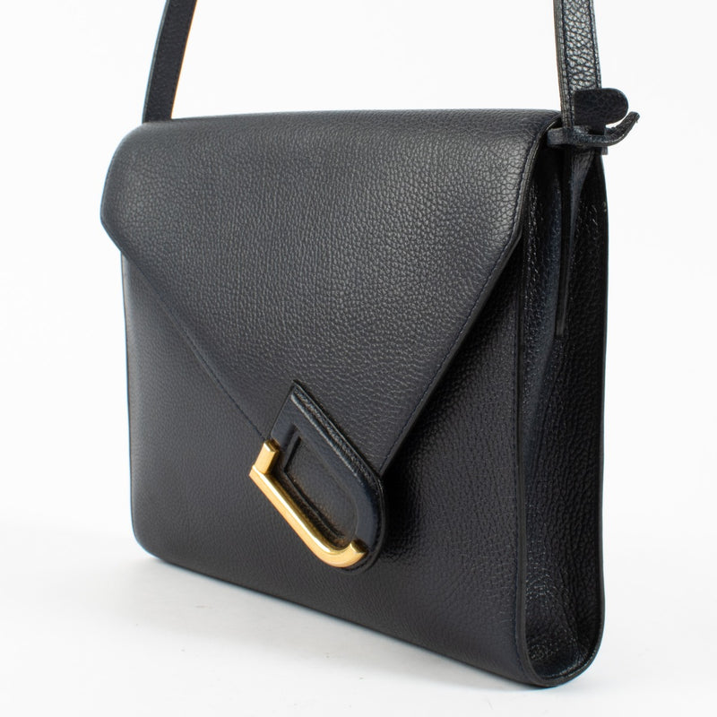 Delvaux Blue Leather Romeo Bag
