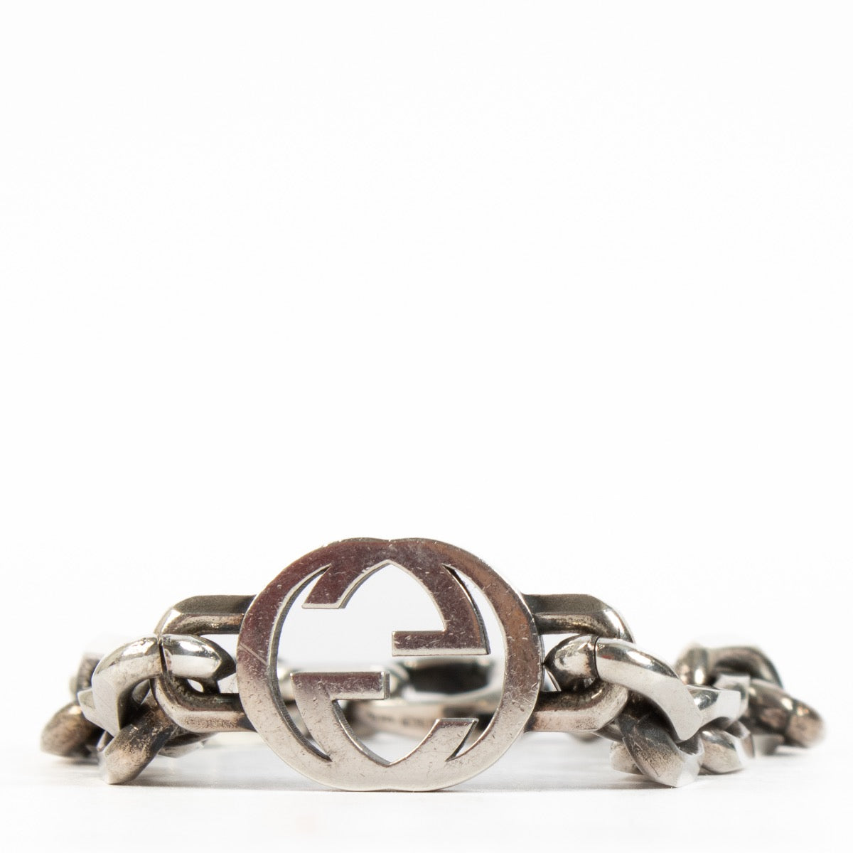 Authentic second hand Gucci Silver Interlocking G Bracelet on Labellov.com