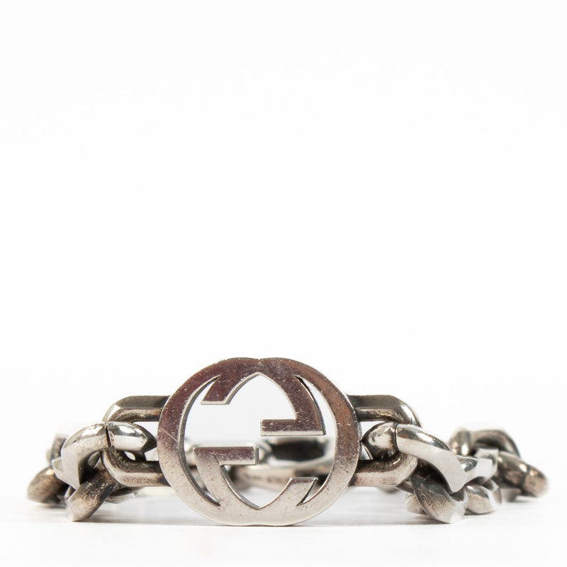 Authentic second hand Gucci Silver Interlocking G Bracelet on Labellov.com