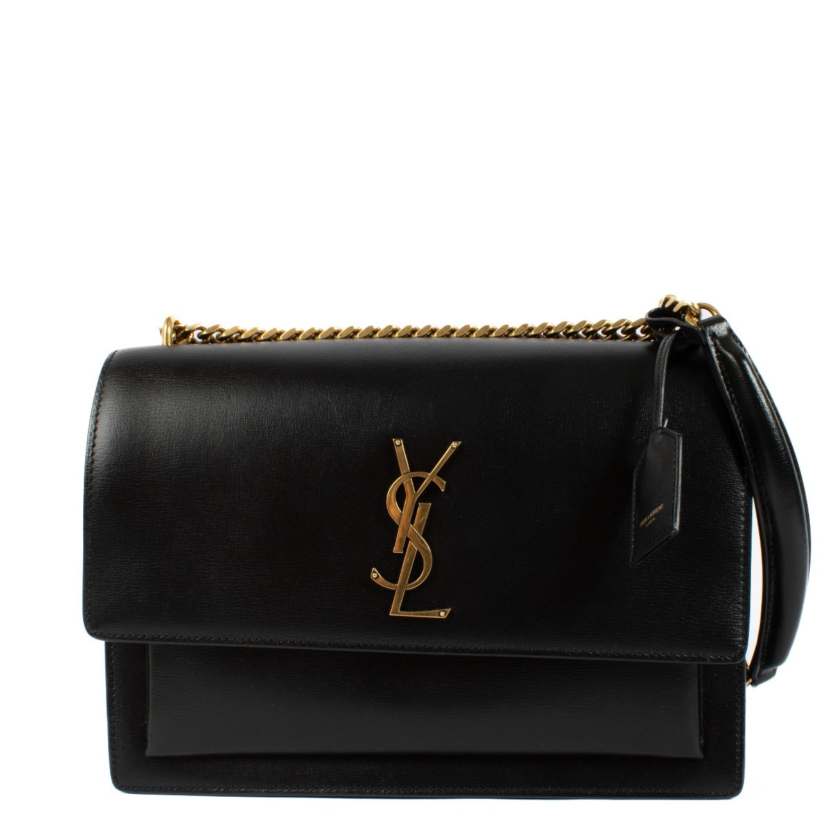 Saint Laurent Black Large Sunset Bag