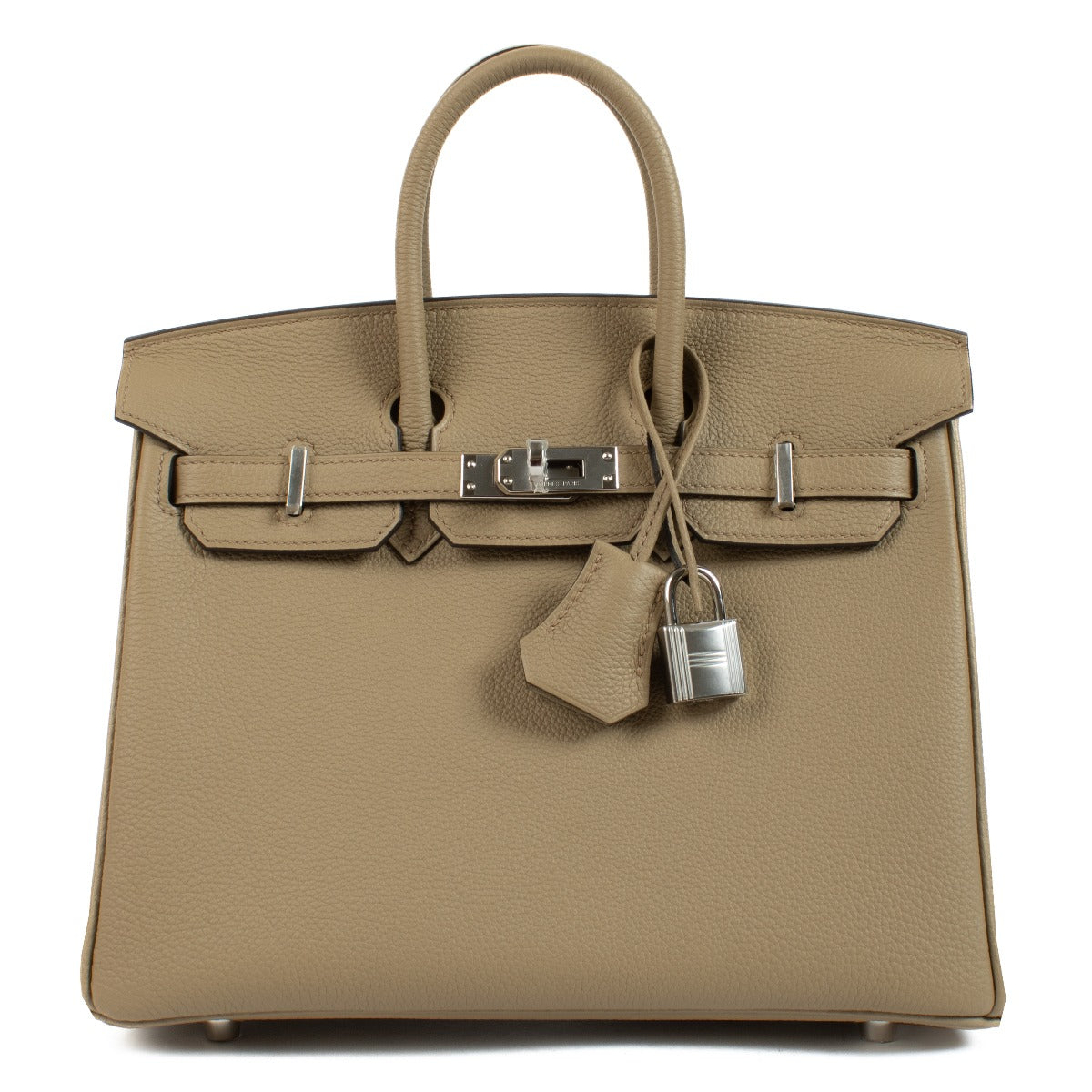 Hermès Birkin 25 Beige Marfa Togo PHW