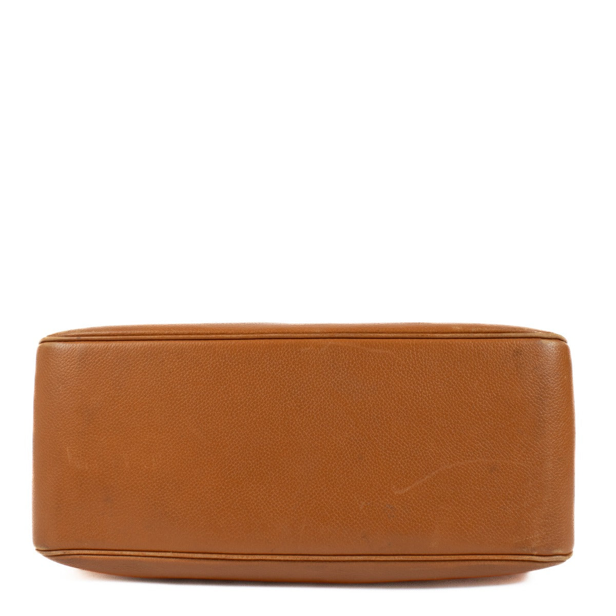 Delvaux Camel Leather Parole GM Bag