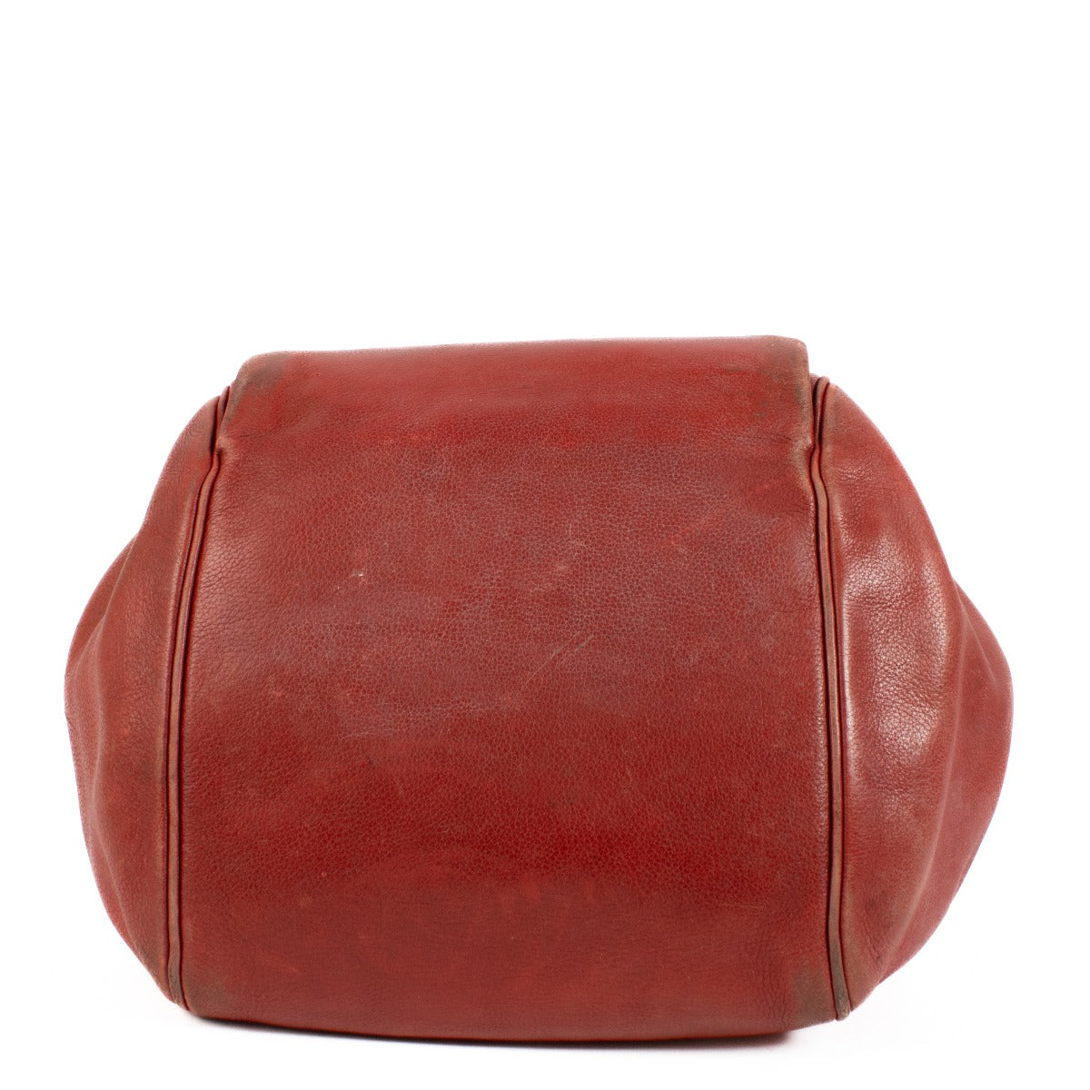 Delvaux Rode Leren Equivoque Tas