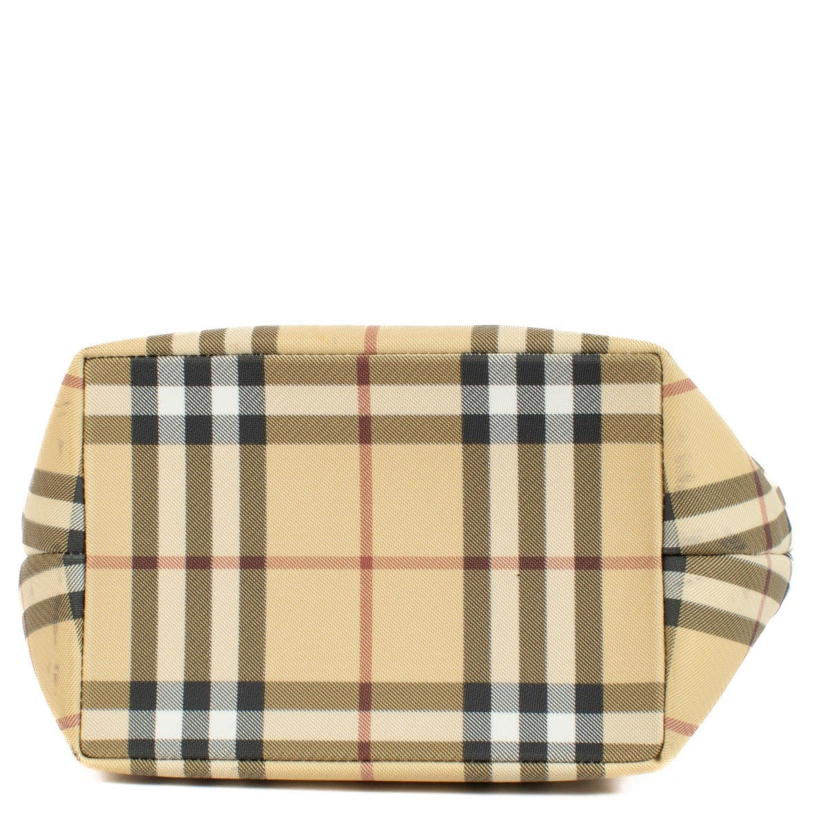 shop 100% authentic second hand Burberry Check Top Handle Bag on Labellov.com