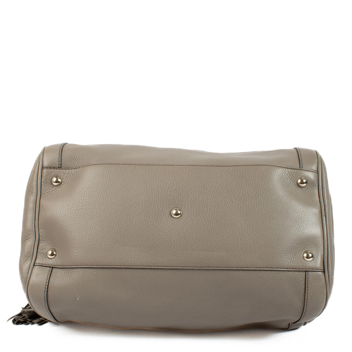 shop 100% authentic second hand Gucci Taupe Leather Boston Bag on Labellov.com