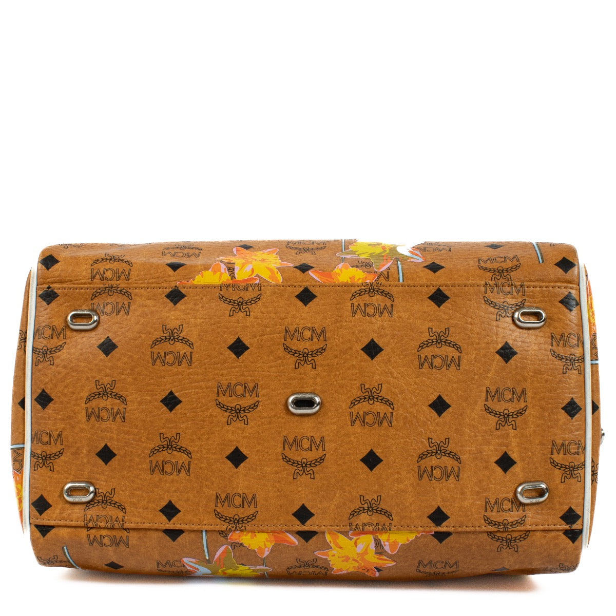 shop 100% authentic second hand MCM Flower Breeze Visetos Top Handle Bag on Labellov.com