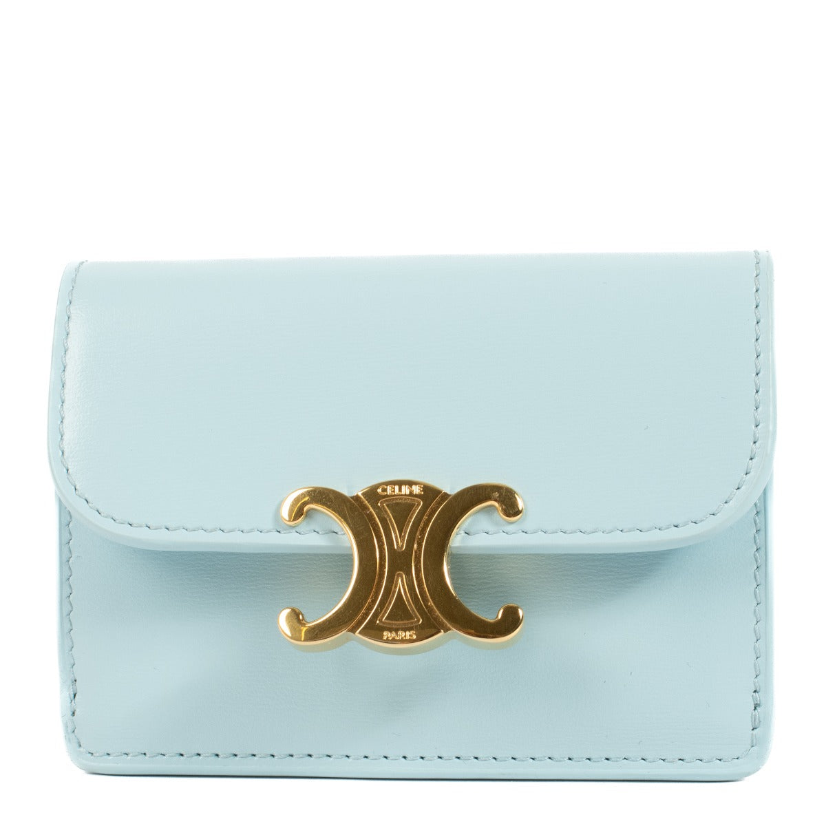 Shop safe online at Labellov in Antwerp, Brussels and Knokke this 100% authentic second hand Celine Blue Shiny Calfskin Card Holder. Veilig online tweedehands authentieke Céline kaartenhouder kopen bij Labellov