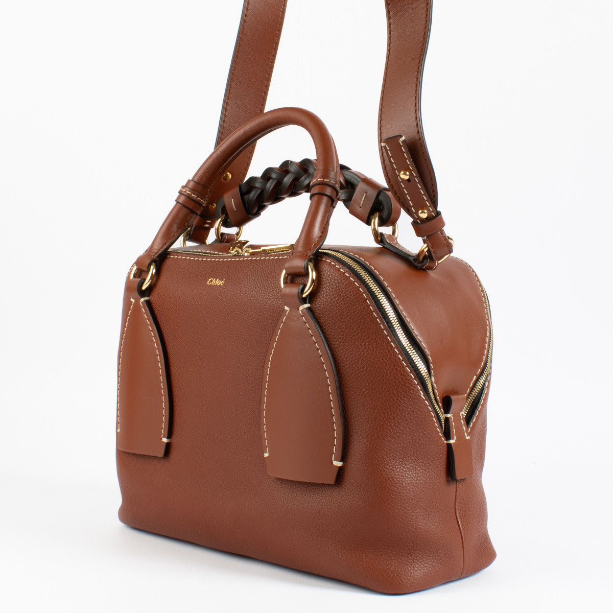 Chloé Sepia Brown Medium Daria Bag