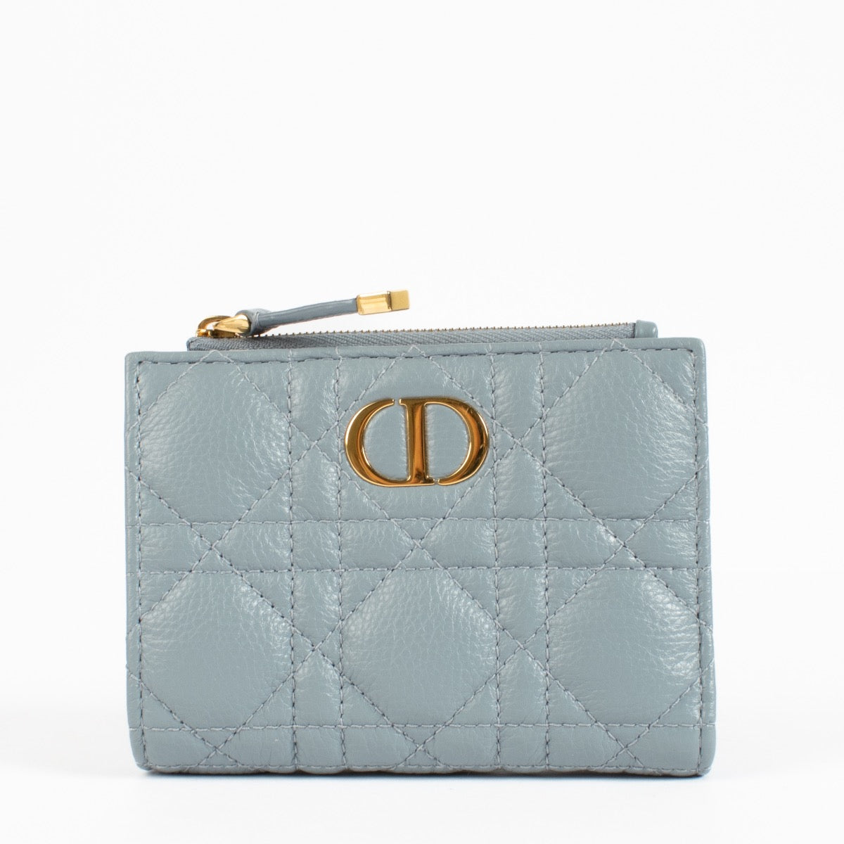 Christian Dior Cloudy Blue Dahlia Wallet