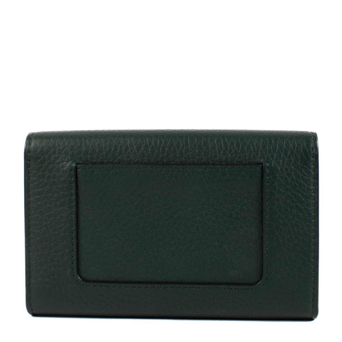 Shop safe online at Labellov in Antwerp, Brussels and Knokke this 100% authentic second hand Mulberry Green Heavy Grain Medium Darley Wallet