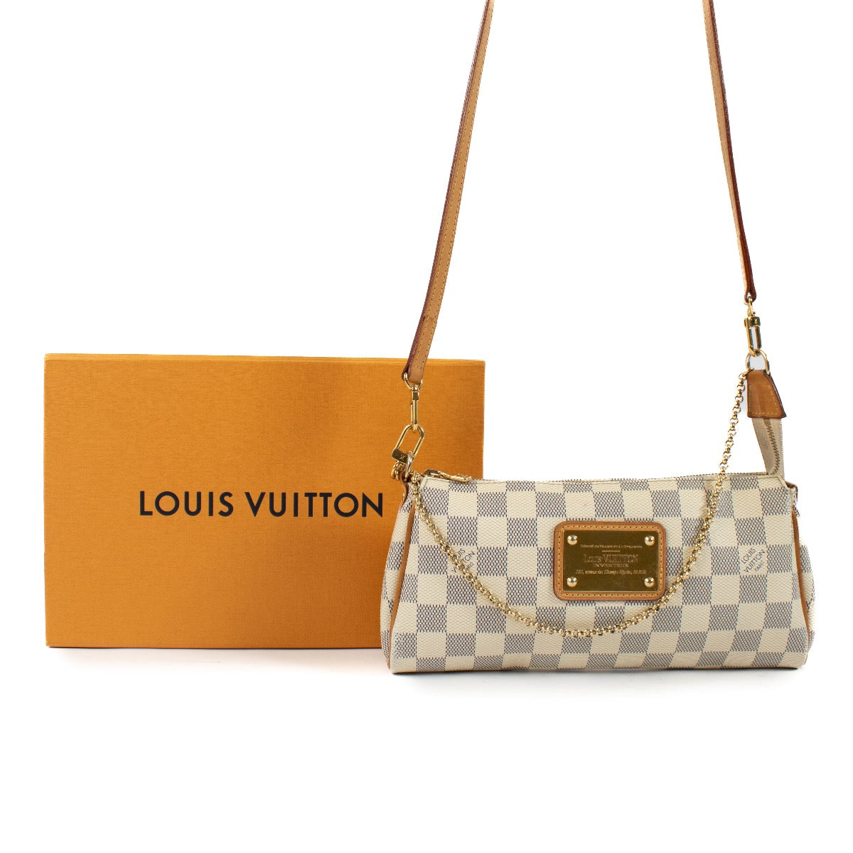 Shop 100% authentic secondhand Louis Vuitton Damier Azur Pochette Eva on Labellov.com