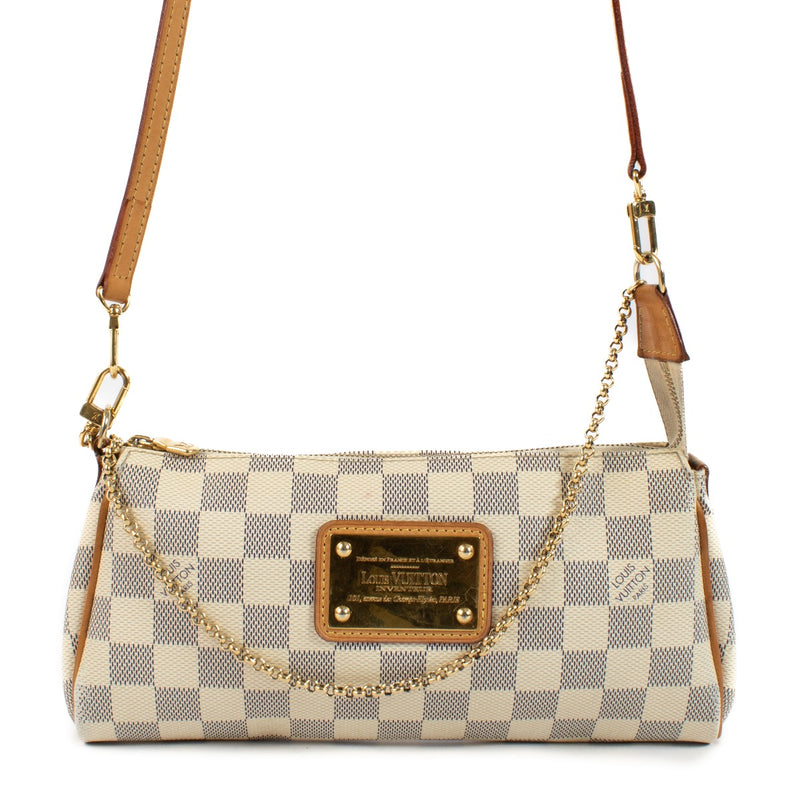 Shop 100% authentic secondhand Louis Vuitton Damier Azur Pochette Eva on Labellov.com