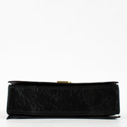 Authentic Second Hand Balenciaga Black Leather Crush Small Chain Bag on Labellov.com