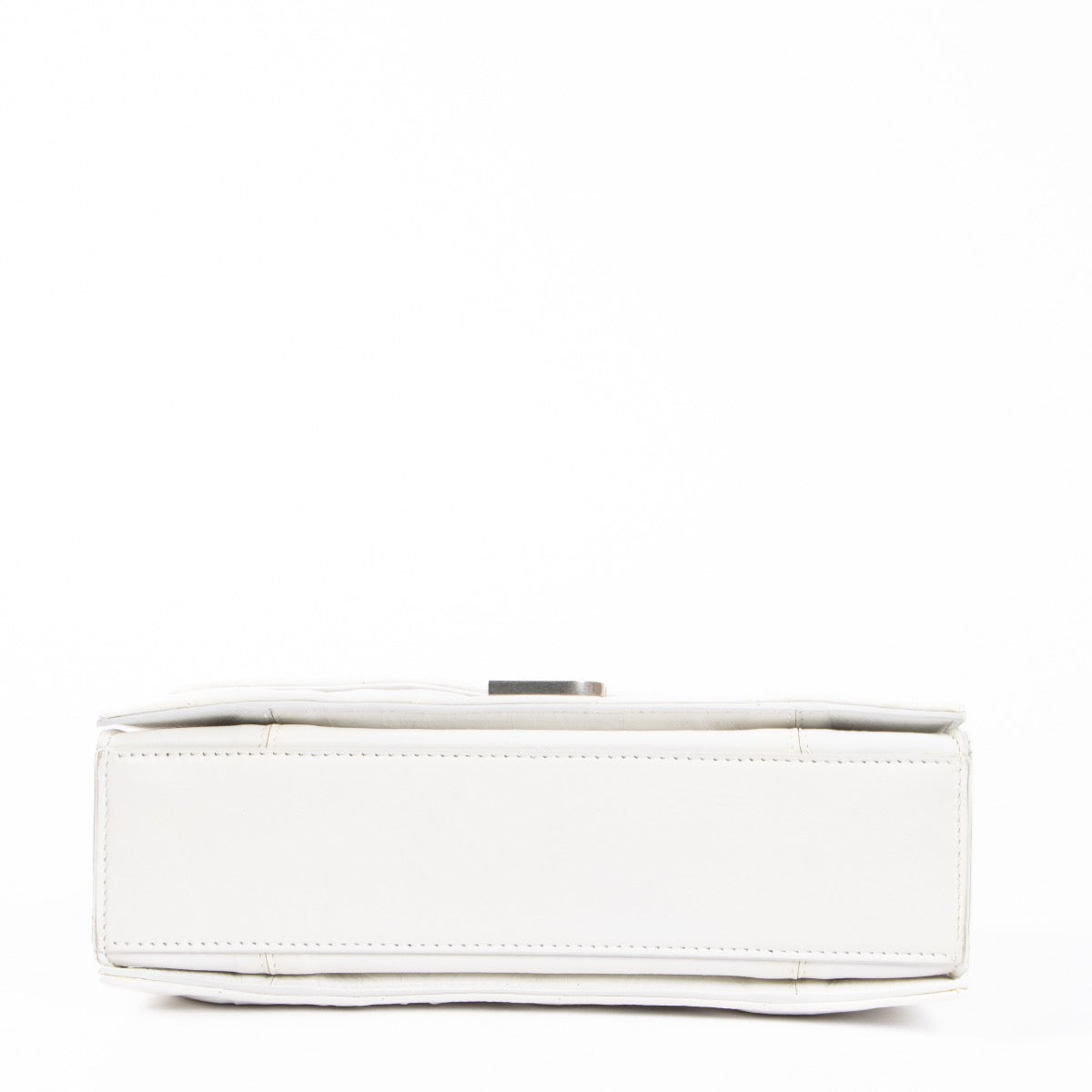 Authentic pre-loved Balenciaga White Crushed Calfskin Small Crossbody Bag on Labellov.com
