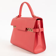 Authentic Preloved Delvaux Rose Candy Calf Souple Tempête MM on Labellov.com