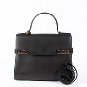 Authentic pre-loved Delvaux Black Calf Souple GM Tempête Top Handle Bag on Labellov.com