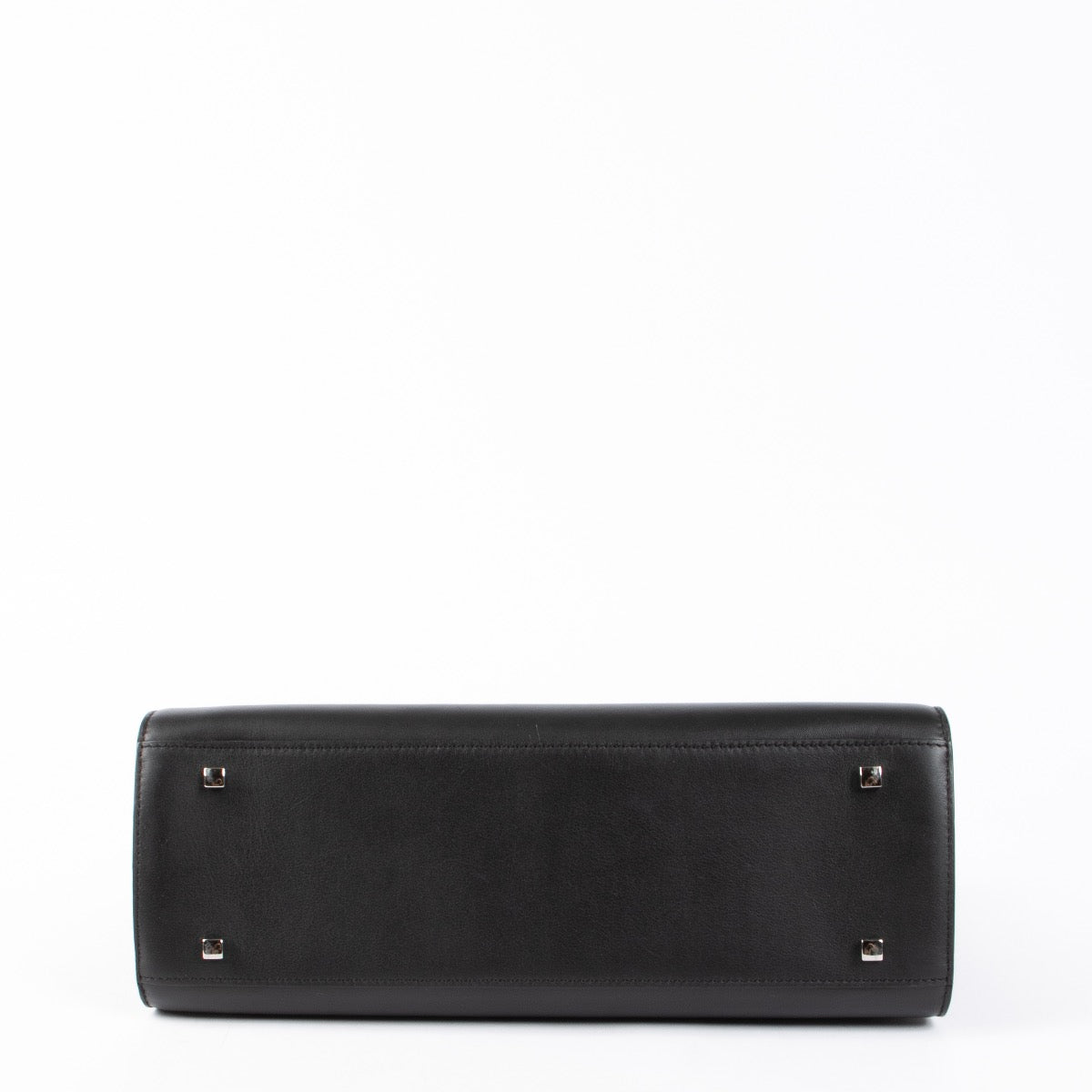 Authentic pre-loved Delvaux Black Supple Calf GM Tempête Top Handle Bag on Labellov.com