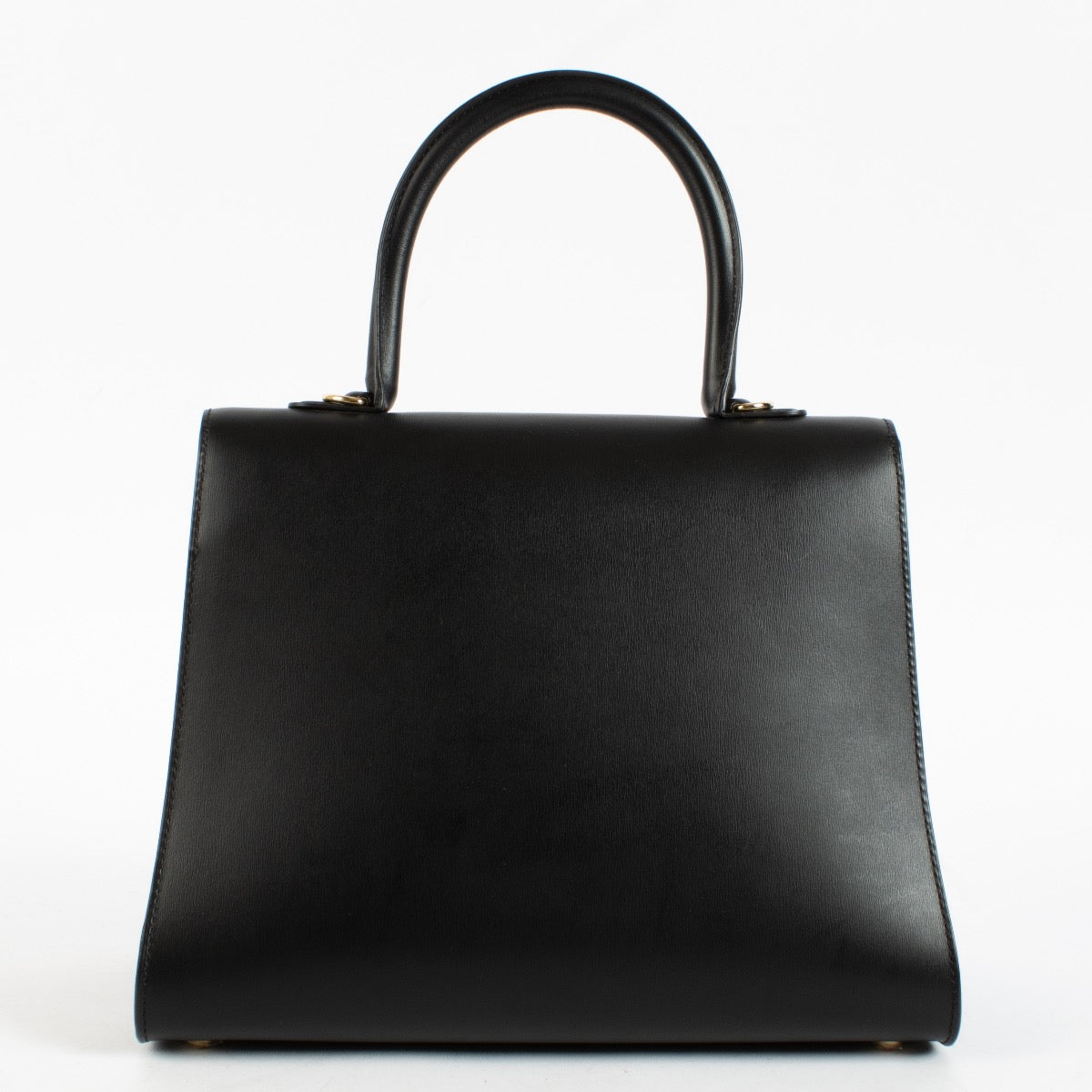 Authentic Preloved Delvaux Black/Lipstic Box Calf Brillant MM Pocket Bag on Labellov.com