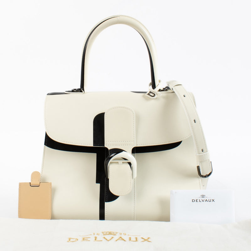 Authentic Preloved Delvaux Fall/Winter 2018 Light And Shadow Box Calf Brillant MM on Labellov.com