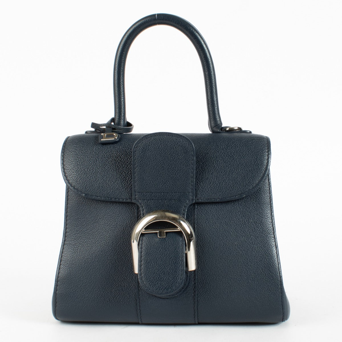 Delvaux Navy Blue Rodeo Calf Brillant Mini Bag at Labellov.com
