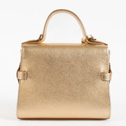 Shop this Delvaux Gold Metallic Mini Brillant Bag in very good condition. Includes dust bag and strap. Discover this iconic piece at Labellov.com