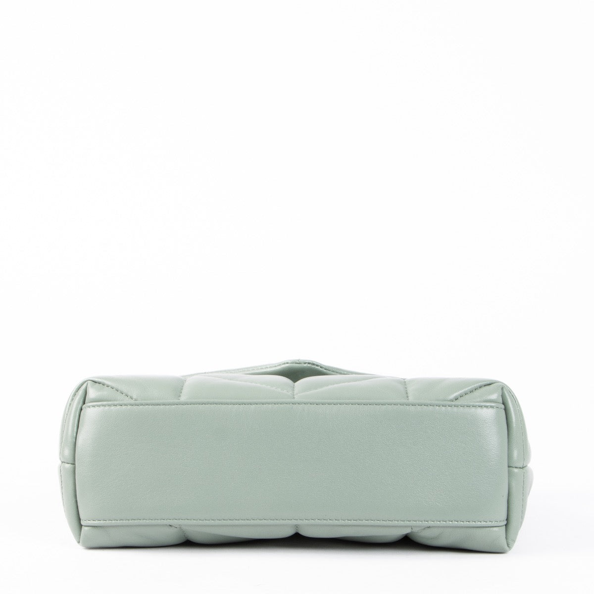 Authentic pre-loved Saint Laurent Green Loulou Puffer Crossbody Bag on Labellov.com